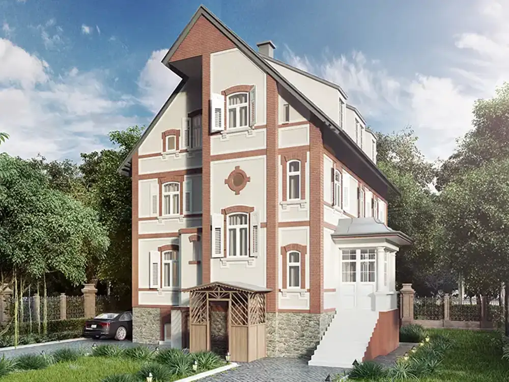 3D Visualisierung Haus Außenansicht Result